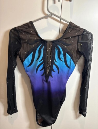 Blue purple and black long - purple,