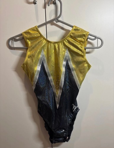 Yellow and grey milano leotard - yellow,